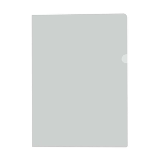 A4透明文件夹L型加厚文件袋资料单片夹订做二页插封套彩印刷定制