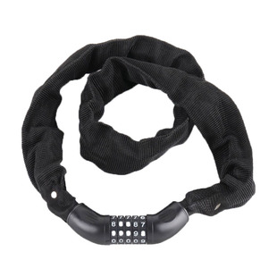 5位密码布套链条锁防水防锈加长自行车电动车大门铁链锁链子锁