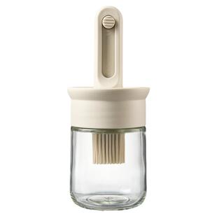 米立风物烧烤刷油刷油瓶一体玻璃食品级硅胶油刷子厨房烙饼耐高温