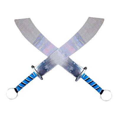 双刀盾牌未开刃武术表演