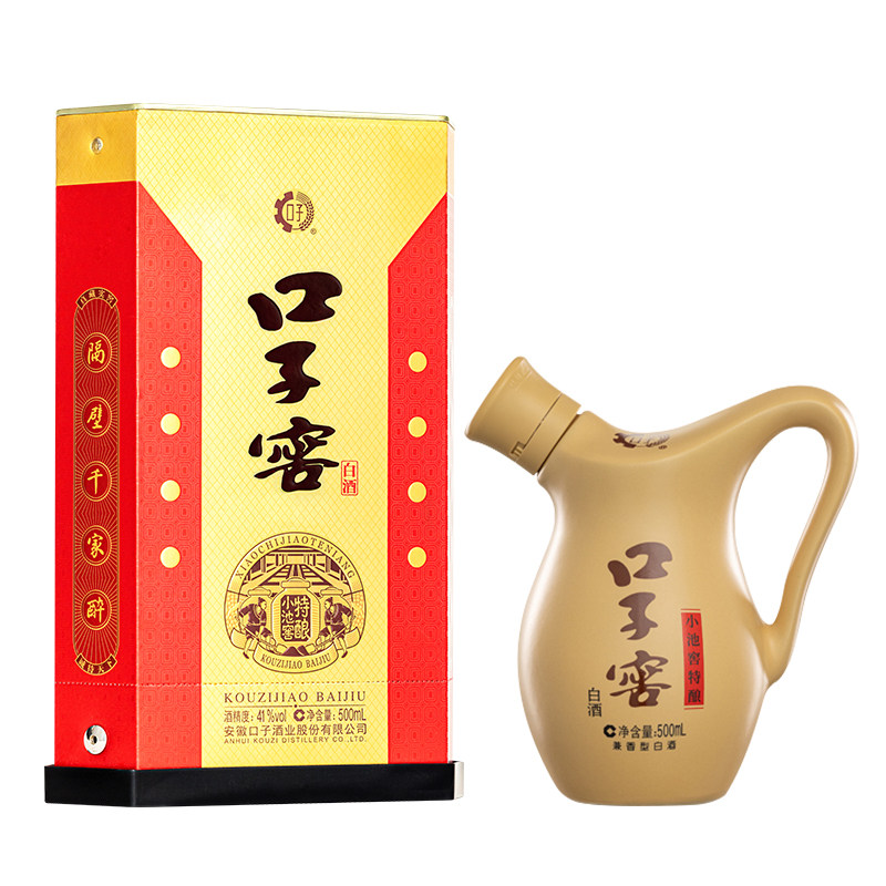 口子窖小池窖特酿41度/52度500mL*1瓶 纯粮食安徽白酒 官方旗舰店