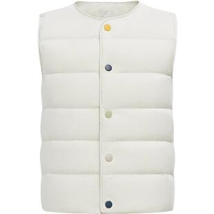 波司登奥莱25秋季新款男女儿童三宝短款轻暖舒适轻薄羽绒马甲背心
