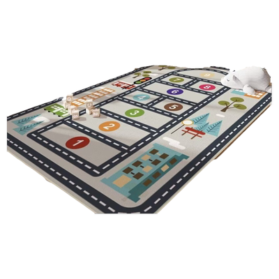 可爱卡通儿童房地毯跳房子防摔