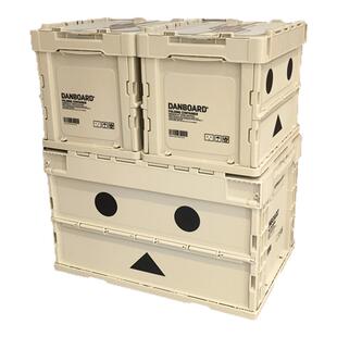 日式潮牌TRUSCO纸箱人阿楞收纳盒整理箱户外家用车载折叠收纳箱