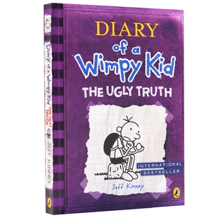 Diary of a Wimpy Kid The Ugly Truth 英文原版 小屁孩日记5丑陋的真相 儿童图画故事书 漫画 儿童文学 英文版