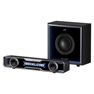 漫步者Halo Soundbar Max桌面蓝牙音箱游戏电脑音响低音炮大音量