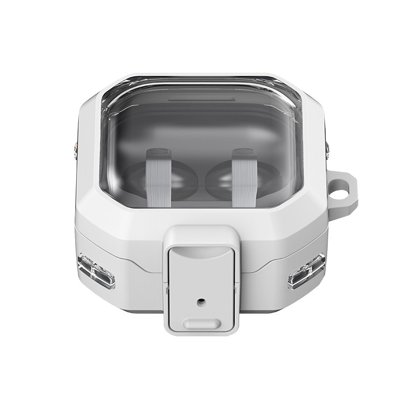 适用2026新款三星蓝牙耳机Galaxy buds4pro保护壳透明buds4保护套buds4pro耳机壳带锁扣全包防摔外壳