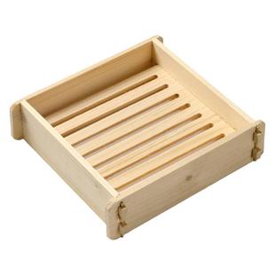 正方形木制蒸笼米糕桂花糕点心木笼方格实木木头四方的小蒸屉商用