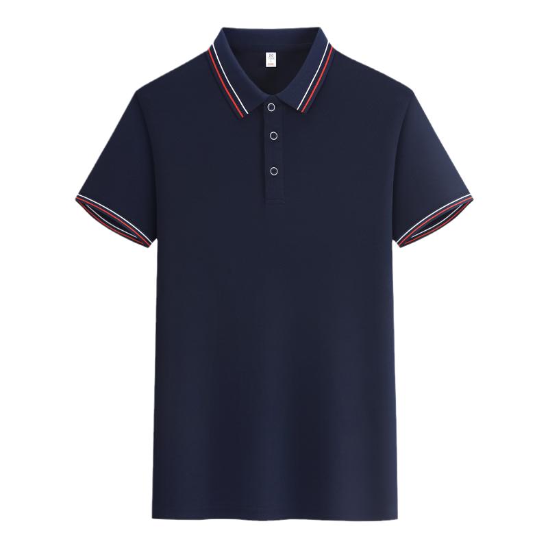 翻领Polo衫工作服定制印字纯棉短袖夏装修装饰工服装工衣刺绣logo
