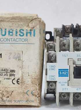 三菱SN21磁性接触器32A3杆346380V