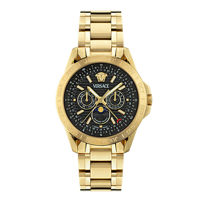【12期免息】VERSACE范思哲25年新款瑞士精钢表带手表男气质高级