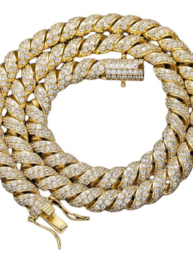 小众设计麻花麻绳款式锆石项链