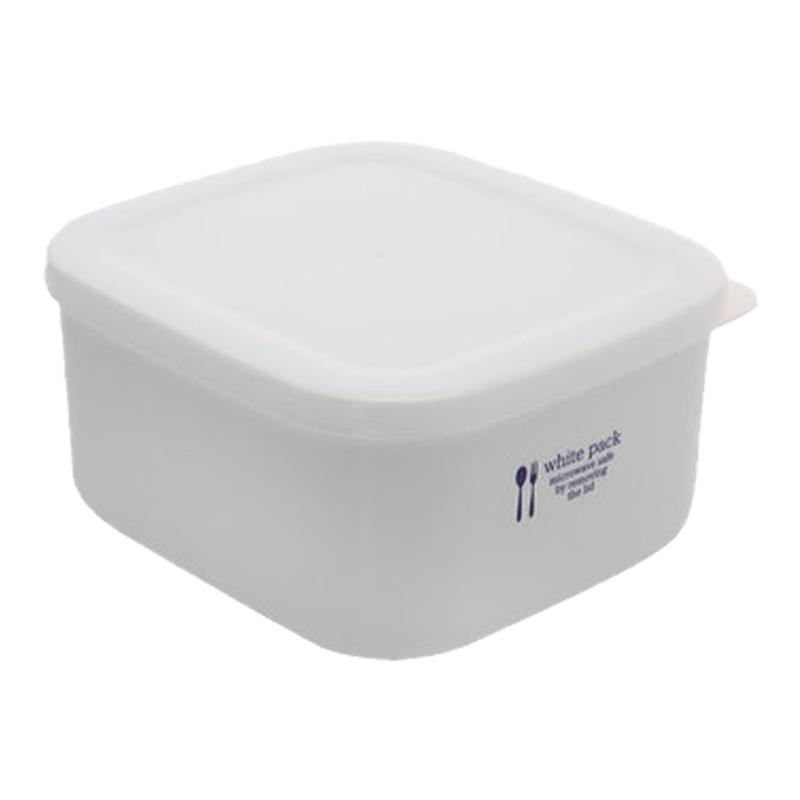 日本家用微波炉专用饭盒便当盒冰箱水果保鲜盒塑料长方形食品盒子