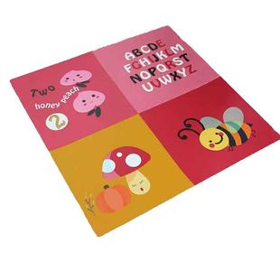 儿童卡通爬行垫家用卧室客厅泡沫拼接地垫防摔加厚地板垫子无甲醛