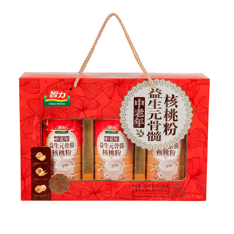 智力中老年益生元骨髓核桃粉礼盒