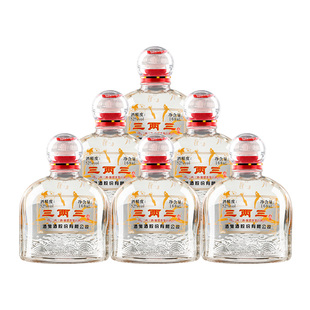 【粮食酒】酒鬼酒52度三两三酒168ml*6瓶装小瓶湖南馥郁香白酒