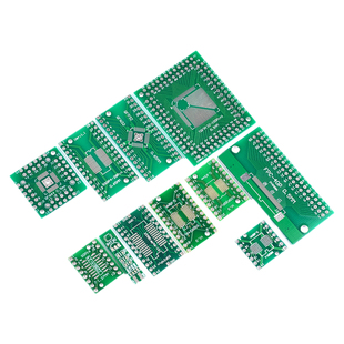 SOP转DIP转接板8/10/16SSOP20/28SOT223QFP32QFN44/48TQFP64FPC40