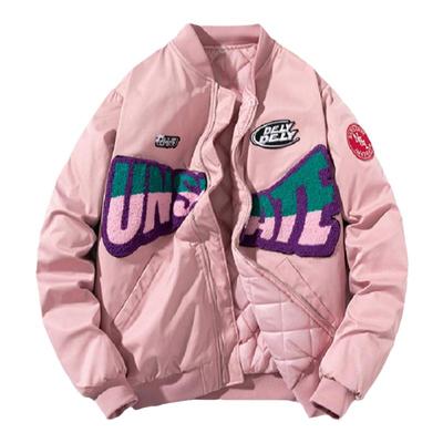 mYes牧野森男女情侣拼色棒球服