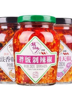 坛坛乡蒜香朝天椒280g瓶装