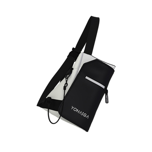 YONAIGA+原创韩系ins潮牌机能工装单肩斜挎包胸包男百搭女腰包包