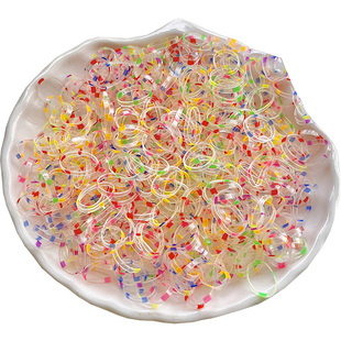 儿童发圈头绳扎头发不伤发皮筋宝宝发绳加厚小号一次性皮套收纳盒