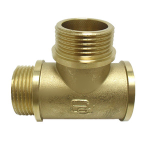 铜电镀4分6分外外内三通 内外丝 内内外内丝三通管道水管接头配件