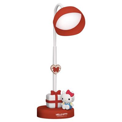 hello kitty亿觅联名台灯卧室床头灯护眼学习专用新款触摸台式宿舍小夜灯书桌充电式儿童学生usb阅读睡眠灯