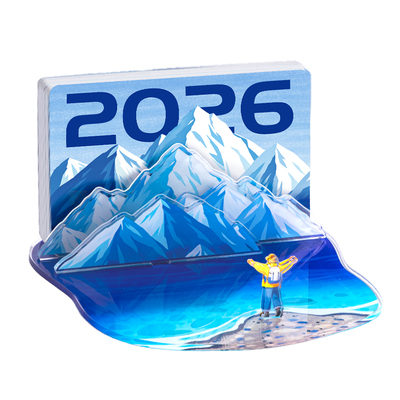 2026年赛里木湖台历文创亚克力