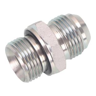 1JB-WD高压油管接头美制JIC螺纹74°外锥转英制G螺纹ED圈密封直通