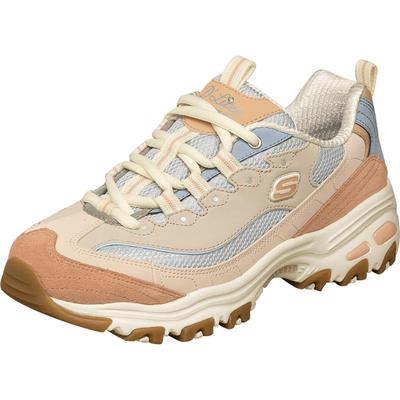 斯凯奇奶茶熊复古厚底增高老爹鞋