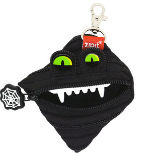 新正品ZIPIT拉链包万圣节南瓜魔鬼怪兽钥匙杂物收纳小挂包零钱袋S