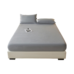 牛奶绒床笠单件2025年新款秋冬加厚珊瑚法兰绒床罩加绒床垫保护罩