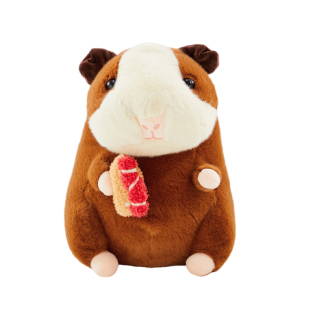 伶俐荷兰猪玩偶公仔包包小挂件可爱天竺鼠毛绒钥匙扣豚鼠书包挂饰