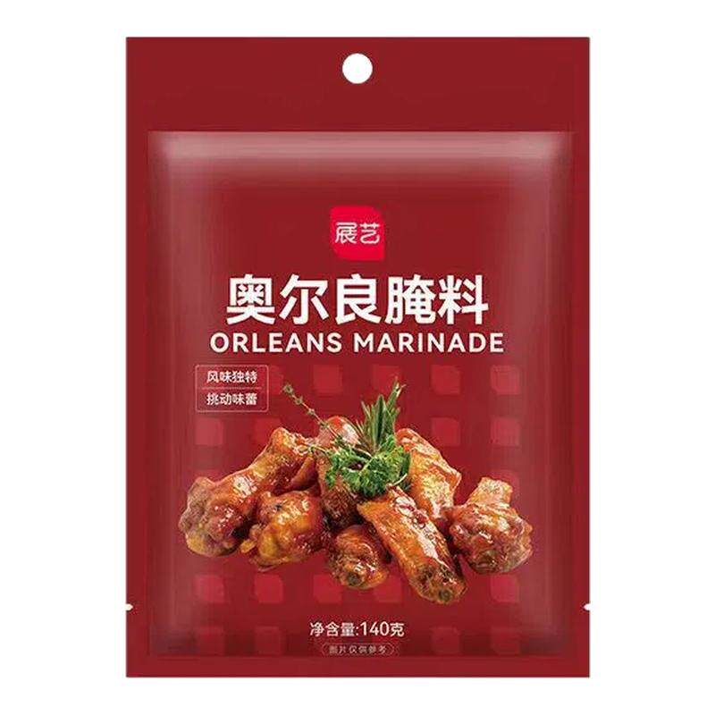 展艺蜜汁腌料微辣家用烤肉鸡翅炸鸡腌制料烧烤调味蘸料奥尔良140g