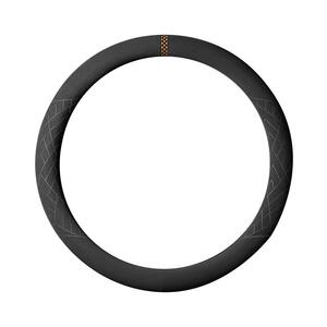 CICIDO夕多+Alcantara汽车方向盘套四季通用翻毛皮防滑吸汗车把套