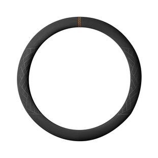 CICIDO夕多+Alcantara汽车方向盘套四季通用翻毛皮冬季防滑车把套