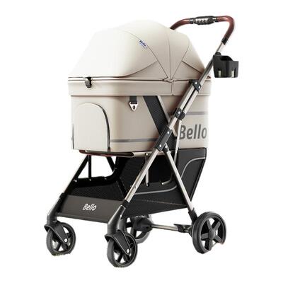 belloD2宠物推车狗狗外出小推车