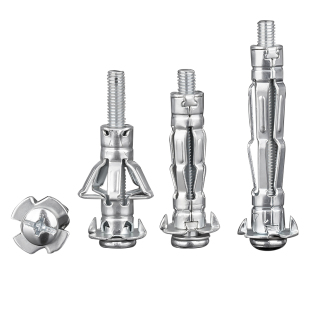 空心砖专用膨胀螺栓空心墙膨胀螺丝飞机石膏板膨胀螺丝中空壁虎管