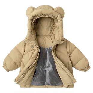 [杜邦三防]儿童羽绒服嘟嘟家新款红色男童女童冬季婴儿加厚宝宝潮