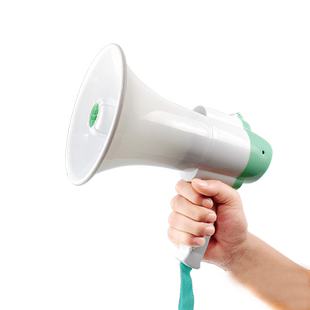 团建活动手持折叠式喊话筒大功率录音器多功能无线扩音喇叭叫卖器