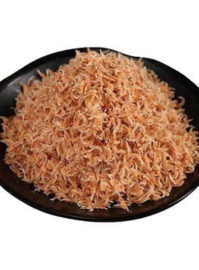 高钙带籽虾皮淡干无盐特级零添加婴儿宝宝孕妇老人带子鲜虾皮虾米
