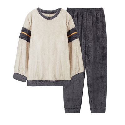 高个子190cm冬季珊瑚绒加厚睡衣