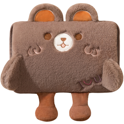 丨毛绒款双插手热水袋丨先锋大牌