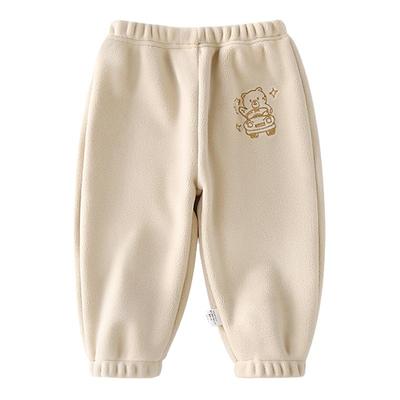 婴儿长裤秋冬加绒宝宝保暖裤子