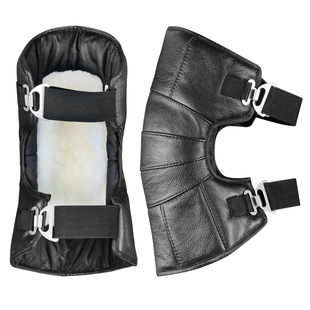 电动车护膝电瓶摩托冬季保暖男士骑车专用防风寒护腿加厚真皮羊毛