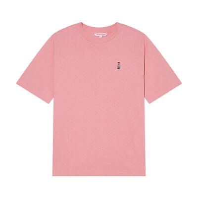 时尚休闲简约纯色圆领短袖T恤衫