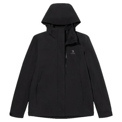 骆驼户外秋冬季加绒加厚男冲锋衣