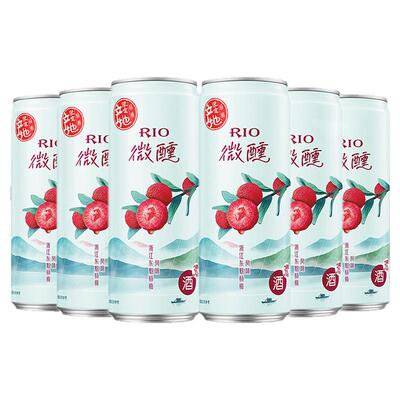 RIO锐澳鸡尾酒微醺乳酸菌330ml低度伏特加气泡果酒少女甜酒