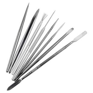 超轻黏土工具套装面塑软陶石塑粘土工具不锈钢金属雕塑抹刀开眼刀