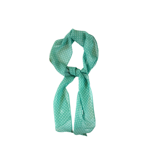 多巴胺波点飘带长条丝巾女士春季系脖高级感时尚腰饰领巾护颈围脖